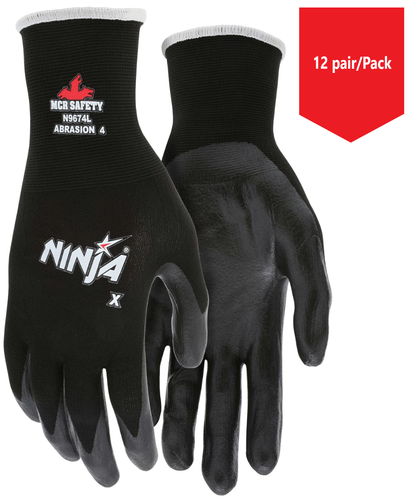MCR N9674 Memphis Ninja® X Bi-Polymer Coated Gloves - 12/PK (1587750338595)