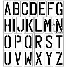 Load image into Gallery viewer, NewStripe Alphabet Stencil Kit (A-Z)
