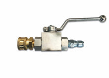 Load image into Gallery viewer, MTM Hydro 3/8" Plated Steel Ball Valve w/ QC's Reverse Installed - 20.5000