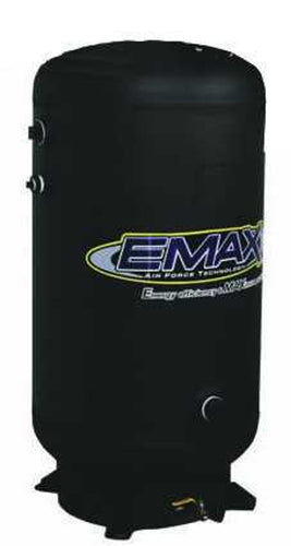 EMAX TANK120V02 120- Gal ASME Vertical Holding Tank w/ Auto Drain - Matte Black