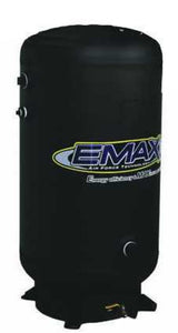 EMAX TANK120V02 120- Gal ASME Vertical Holding Tank w/ Auto Drain - Matte Black