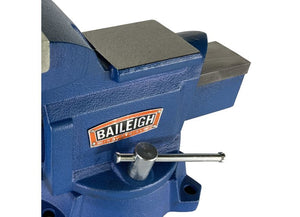 Baileigh Industrial - 6" INDUSTRIAL BENCH VISE WITH INTEGRATED PIPE JAWS