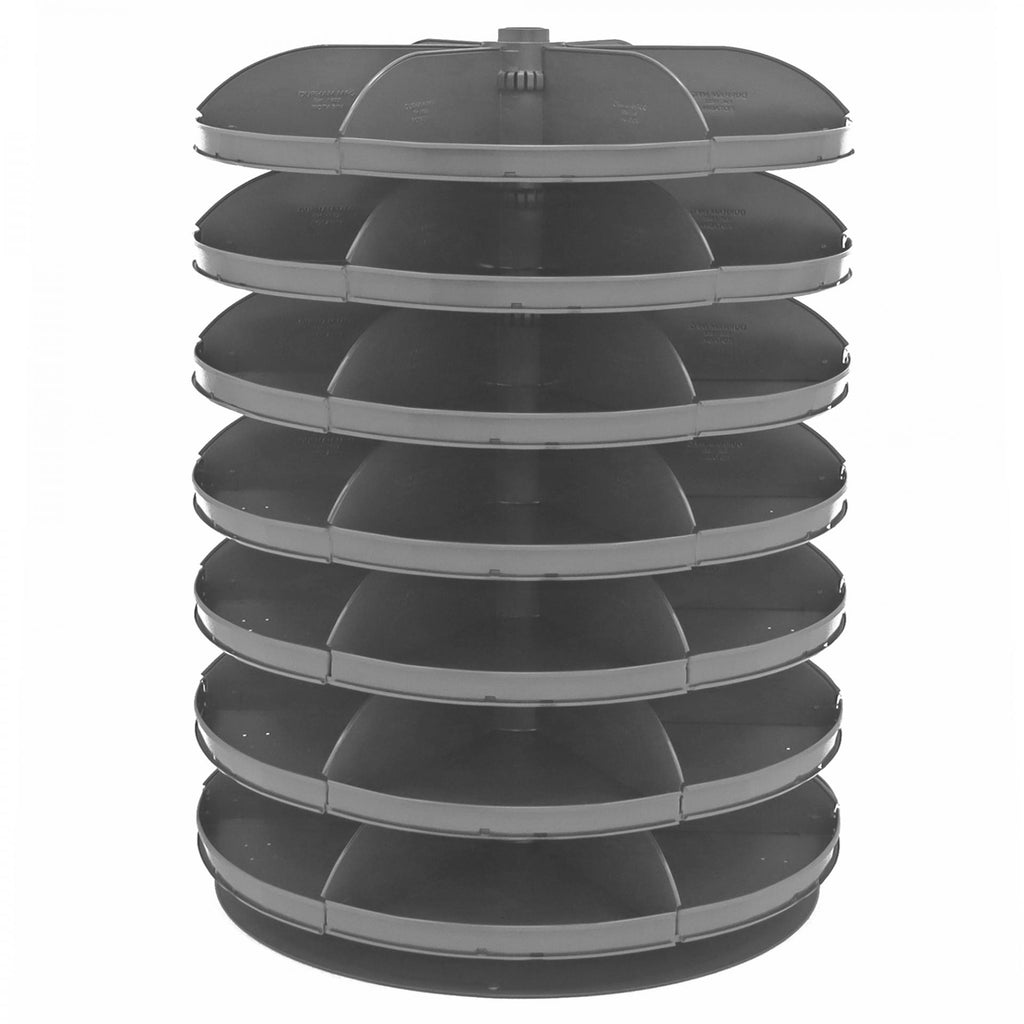 Durham 1307-95 34″ Revolving Rotabin, 7 Shelves