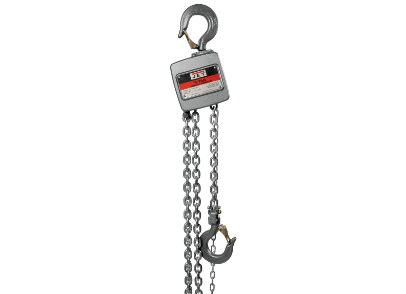 JET AL100 Series 1/2-Ton Aluminum Hand Chain Hoist with 10' Lift | AL100-050-10