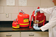 Load image into Gallery viewer, 0.5 Gallon Red Oval Safety Can 14065 | Justrite