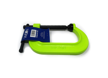 Load image into Gallery viewer, Wilton — 400 Series Hi-Vis Safety C-Clamp, 2&quot; - 10-1/8&quot; Jaw Opening, 6&quot; Throat Depth