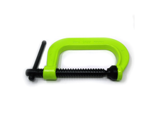 Load image into Gallery viewer, Wilton — 400 Series Hi-Vis Safety C-Clamp, 0 - 8-1/4” Opening, 5” Throat