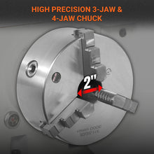 Load image into Gallery viewer, MechMaxx 14" x 40" Industrial Metal Lathe Machine with Variable Speed DRO Gunsmith Gearhead Precision Turning Drilling Belt Drive 1440GV