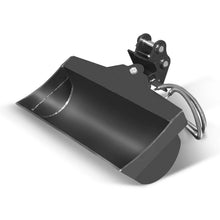 Load image into Gallery viewer, MechMaxx Tilting Bucket for Mini Compact Excavator MEC17, MEC17PRO (SKU: 150533; 150534）