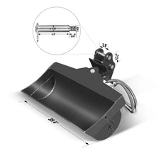 Load image into Gallery viewer, MechMaxx Tilting Bucket for Mini Compact Excavator MEC17, MEC17PRO (SKU: 150533; 150534）