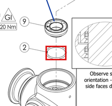 Load image into Gallery viewer, Binks 162830 Ø25.12 x 1.78 O-RING -- Ref 2, Pressure Relief Valve Manual 77-3243 EN [ English ]