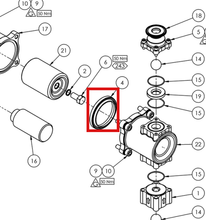Load image into Gallery viewer, Binks 162844 PISTON SEAL -- Ref 4, BINKS - Maple Pump 15/3 AFP Pump - Instruction Manual - 77-3234 [ English ]