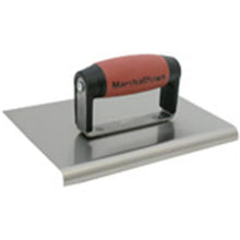Load image into Gallery viewer, Marshalltown 162SSD 6 X 6 SS Edger-Straight Ends3/8R, 1/2L-DuraSoft Handle (6/Pack)