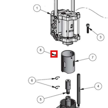 Load image into Gallery viewer, Binks 166001 SLOTTED SET SCREW -- Ref 8, MX1205 &amp; MXL1205 Pump Manual - 77-3204 EN [ English ]