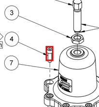 Load image into Gallery viewer, Binks 174647 PUSH IN ELBOW - ⅛" BSPT x 4mm -- Ref 4, BINKS - Back Pressure Regulator Service Manual 77-3253 EN [ English ]