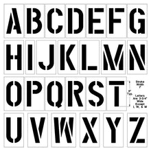Load image into Gallery viewer, NewStripe Alphabet Stencil Kit (A-Z)
