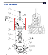 Load image into Gallery viewer, Binks 192546 BONNET -- Ref 7, BINKS - Back Pressure Regulator Service Manual 77-3253 EN [ English ]