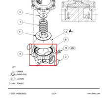 Load image into Gallery viewer, Binks 192548 BASE -- Ref 8, BINKS - Back Pressure Regulator Service Manual 77-3253 EN [ English ]