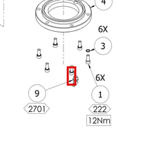 Load image into Gallery viewer, Binks 192608 LH CARRIAGE END -- Ref 1, Smart Pump E2-30/40 - Service Manual - 77-3215 [ English ]