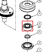 Load image into Gallery viewer, Binks 192640 Ø45 x Ø100 x 36 SHAFT BEARING -- Ref 6, Smart Pumps E2-60 - Service Manual - 77-3228 [ English ]