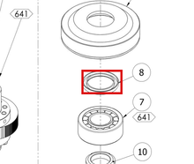 Load image into Gallery viewer, Binks 192641 Ø72 CAM FOLLOWER -- Ref 8, Smart Pump E2-30/40 - Service Manual - 77-3215 [ English ]