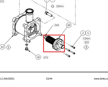 Load image into Gallery viewer, Binks 192679 SHAFT/BELLOWS ASSY -- Ref 20, Smart Pump E2-30/40 - Service Manual - 77-3215 [ English ]