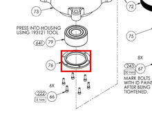 Load image into Gallery viewer, Binks 192857 TOP BEARING CAP -- Ref 76, BINKS - Smart Pump E2-15 AFP - Instruction Manual - 77-3227 [ English ]