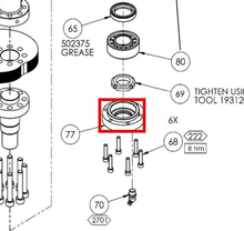 Load image into Gallery viewer, Binks 192858 BOTTOM BEARING CAP -- Ref 77, BINKS - Smart Pump E2-15 AFP - Instruction Manual - 77-3227 [ English ]