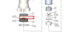 Load image into Gallery viewer, Binks 192911 Ø94 SEAL RETAINER (MALE) -- Ref 21, FX860XX-XXX Fluid Section Manual 77-3283 EN [ English ]
