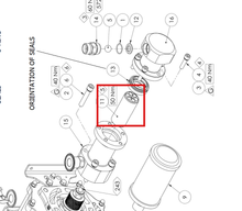 Load image into Gallery viewer, Binks 193185 PISTON ASSEMBLY -- Ref 11, BINKS - Maple Pump 8/25 - Service Manual - 77-3232 [ English ]