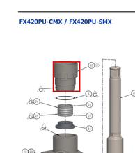 Load image into Gallery viewer, Binks 193472 PACKING NUT MACHINING -- Ref 33, FX420XX-XXX Fluid Section Manual 77-3281 EN [ English ]