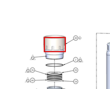 Load image into Gallery viewer, Binks 193481 PACKING NUT MACHINING -- Ref 33, FX860XX-XXX Fluid Section Manual 77-3283 EN [ English ]