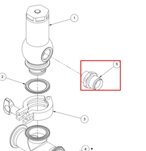 Load image into Gallery viewer, Binks 193736 ¾" NPT female outlet -- Ref 5, Pressure Relief Valve PRV16 &amp; PRV22 Manual 77-3257 EN [ English ]