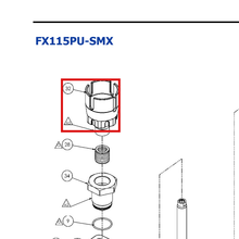 Load image into Gallery viewer, Binks 194096 FX115/122 PACKING NUT -- Ref 32, FX115 Fluid Section Manual 77-3277 EN [ English ]