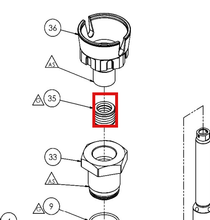 Load image into Gallery viewer, Binks 194120 FX68 UPPER PACKING SET -- Ref 35, FX68 Fluid Section Manual 77-3276 [ English ]