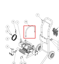 Load image into Gallery viewer, Binks 194345 AIR HOSE -- Ref 15, Maple 3/36 Pump Manual 77-3355 EN [ English ]