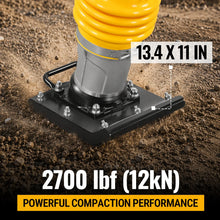 Load image into Gallery viewer, MechMaxx 6.5 HP Tamping Rammer with Wheel Kit, 2700 lb Impact Force Jumping Jack Tamper Compactor for Soil, Gravel, Backfill and Foundation, TR90L
