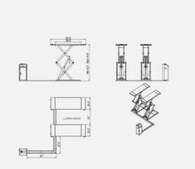 Load image into Gallery viewer, Katool KT-X95 8000 lbs. Full-rise Scissor Lift