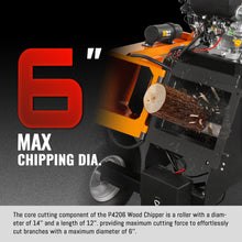 Load image into Gallery viewer, MechMaxx 6 inch E-start ZONSEN 420cc 15hp Gasoline Engine Powered Drum Wood Chipper, P4206