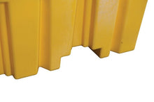 Load image into Gallery viewer, 4 Drum Plastic Pallet, Without Drain, Yellow - 1640ND