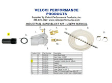 Load image into Gallery viewer, Tungsten Carbide Sandblast Nozzle for Industrial Sandblast Kit