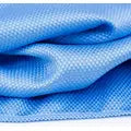 Load image into Gallery viewer, Blue Microfiber Dual-Texture Glass Towel 16" x 16", 350 GSM, 5 Pack