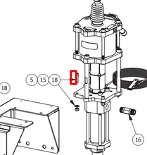 Load image into Gallery viewer, Binks 20-3071-1 ALLEN HEAD CAP SCREW -- Ref 15, Century Pump Manual 77-2940 EN [ English ]