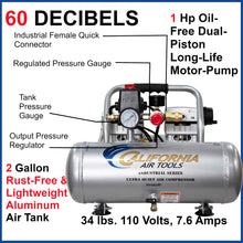 Load image into Gallery viewer, California Air Tools 2010ALFC Industrial Ultra Quiet &amp; Oil Free Air Compressor