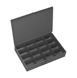 Durham 209-95 Small Steel Compartment Box, 16 Openings