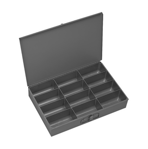 Durham 211-95 Small Steel Compartment Box, 12 Openings