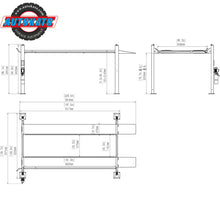 Load image into Gallery viewer, Katool Automotive Equipment KT-4H110 11,000lbs Four Post Lift