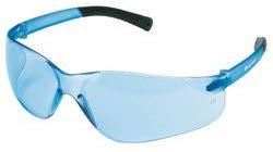 MCR Bearkat Safety Glasses Light Blue Frame w/ Light Blue Lens