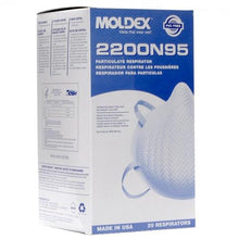 Load image into Gallery viewer, Moldex 2200 N95 2-Strap Particulate Respirator W/Out Valve - 20/BX