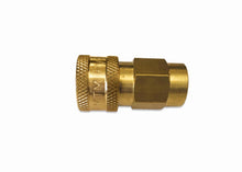 Load image into Gallery viewer, MTM Hydro 1/4" Brass Wand Saver Coupler with Brass Collar - 24.0098